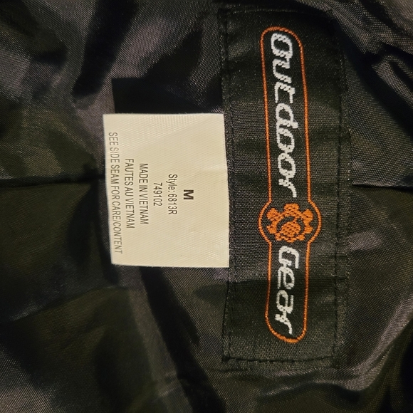 Men's Outdoor Gear Black Insulated Snow Pants. Size M - Picture 3 of 7